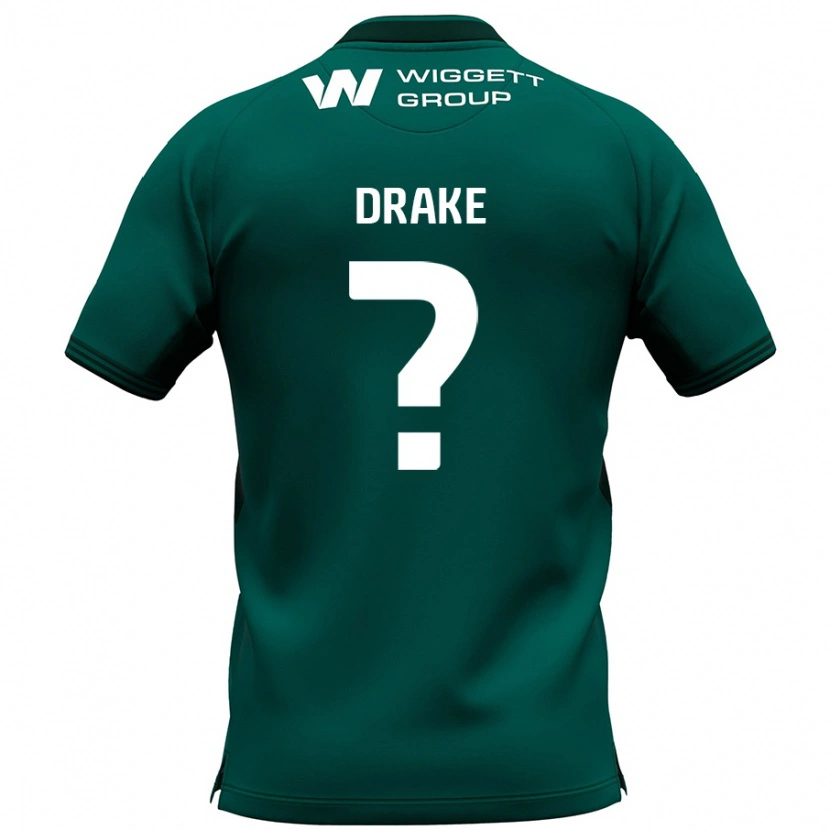 Danxen Kinder Ben Drake #0 Grün Auswärtstrikot Trikot 2024/25 T-Shirt Schweiz