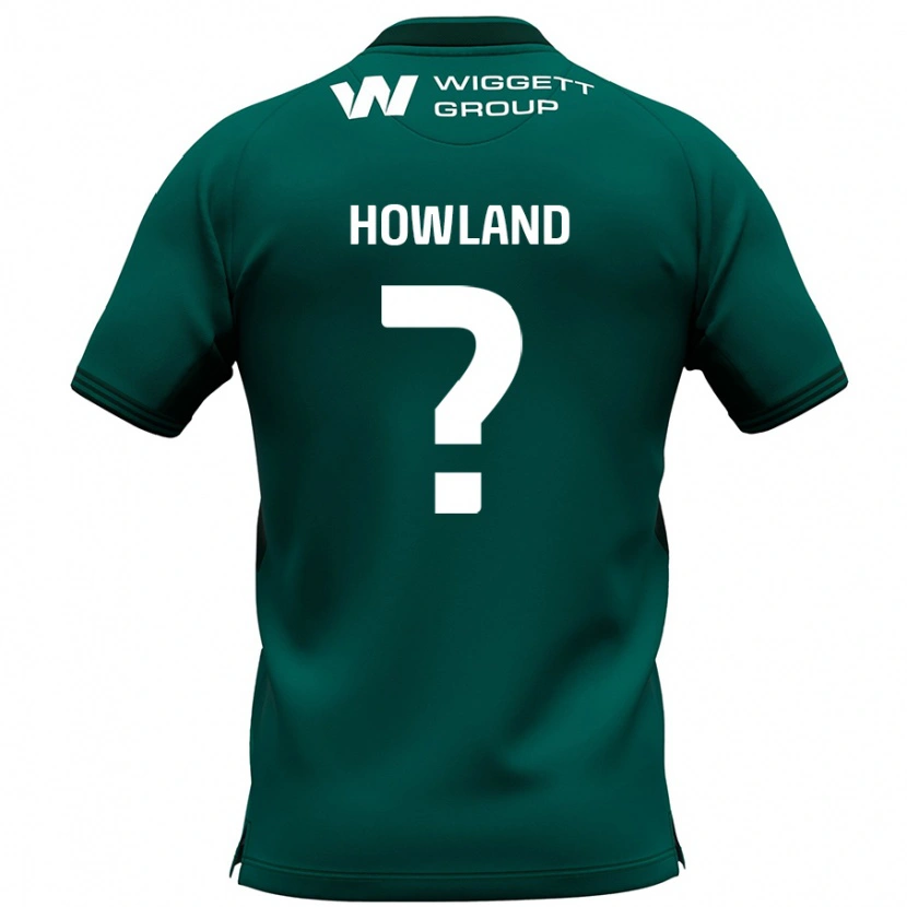 Danxen Kinder Jack Howland #0 Grün Auswärtstrikot Trikot 2024/25 T-Shirt Schweiz