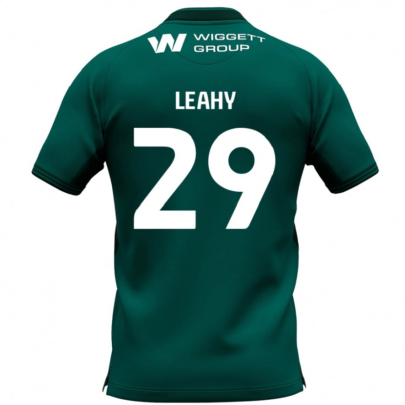 Danxen Kinder Tom Leahy #29 Grün Auswärtstrikot Trikot 2024/25 T-Shirt Schweiz