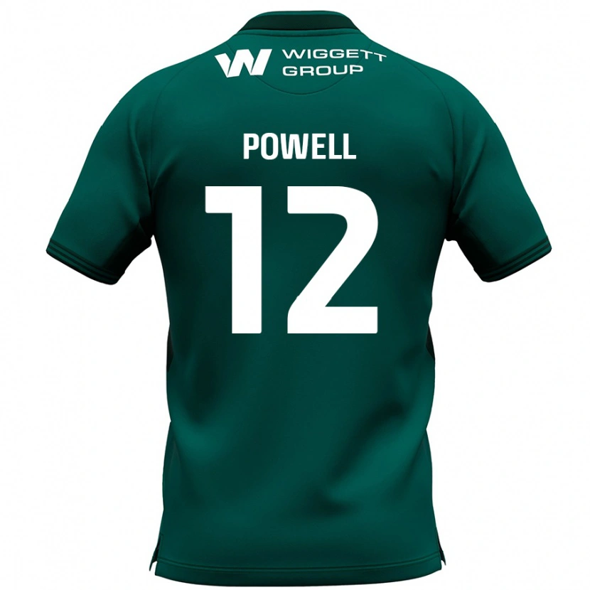 Danxen Kinder Beth Powell #12 Grün Auswärtstrikot Trikot 2024/25 T-Shirt Schweiz