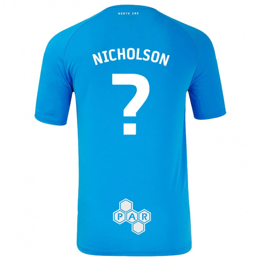 Danxen Kinder Joseph Nicholson #0 Himmelblau Auswärtstrikot Trikot 2024/25 T-Shirt Schweiz