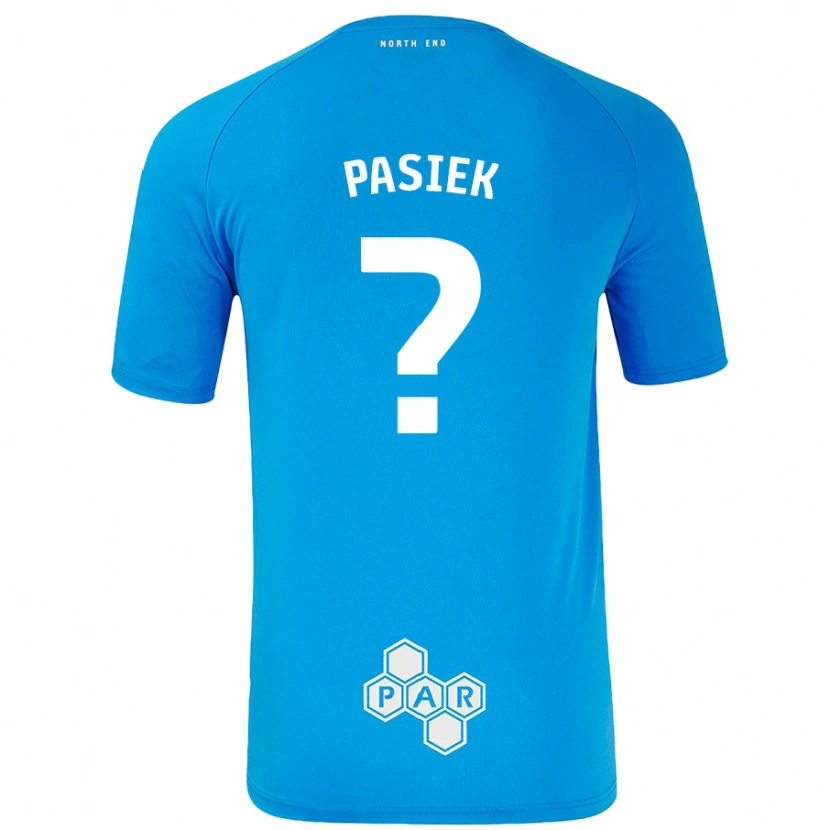 Danxen Kinder Kacper Pasiek #0 Himmelblau Auswärtstrikot Trikot 2024/25 T-Shirt Schweiz