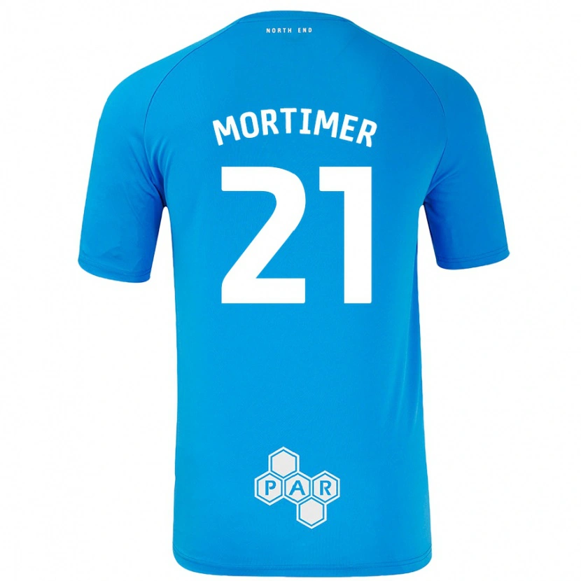 Danxen Kinder Jodie Mortimer #21 Himmelblau Auswärtstrikot Trikot 2024/25 T-Shirt Schweiz