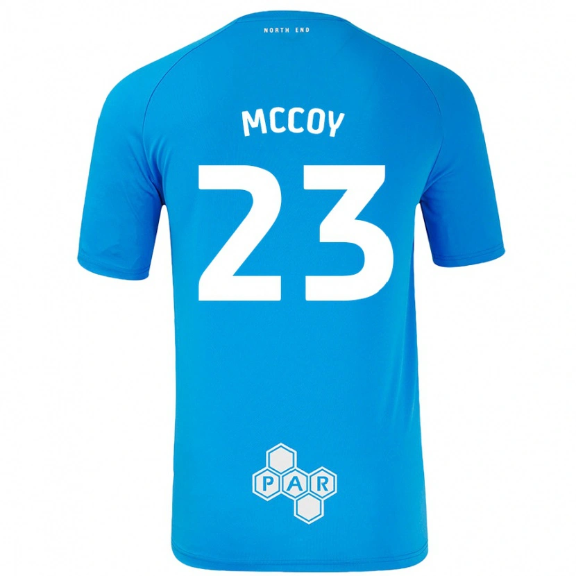 Danxen Kinder Faye Mccoy #23 Himmelblau Auswärtstrikot Trikot 2024/25 T-Shirt Schweiz