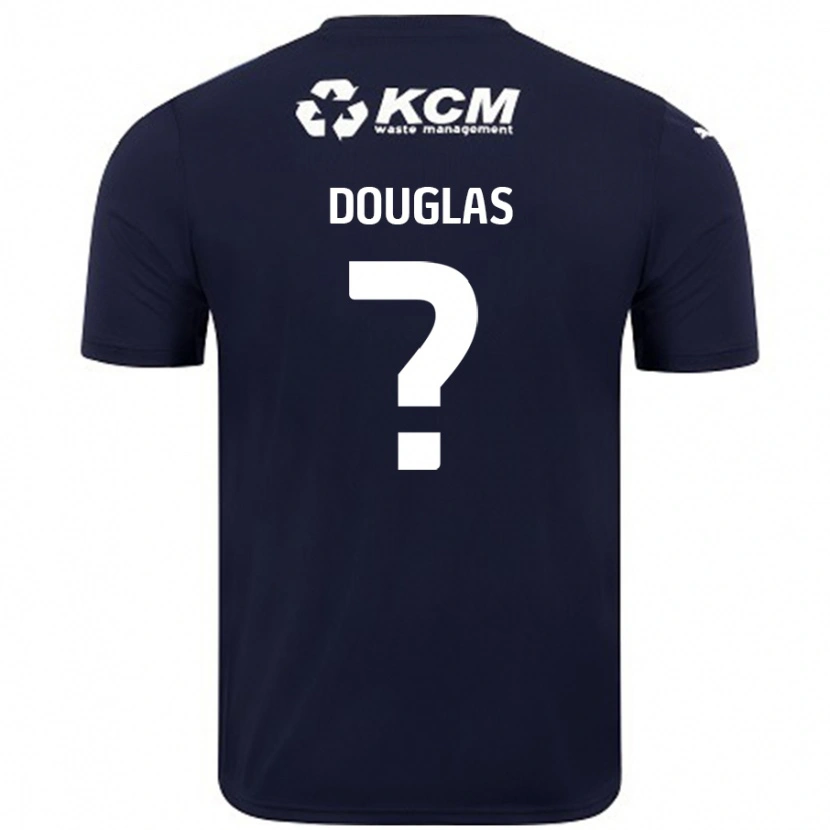 Danxen Kinder Hamish Douglas #0 Marineblau Auswärtstrikot Trikot 2024/25 T-Shirt Schweiz