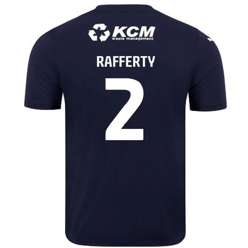 Danxen Kinder Joe Rafferty #2 Marineblau Auswärtstrikot Trikot 2024/25 T-Shirt Schweiz