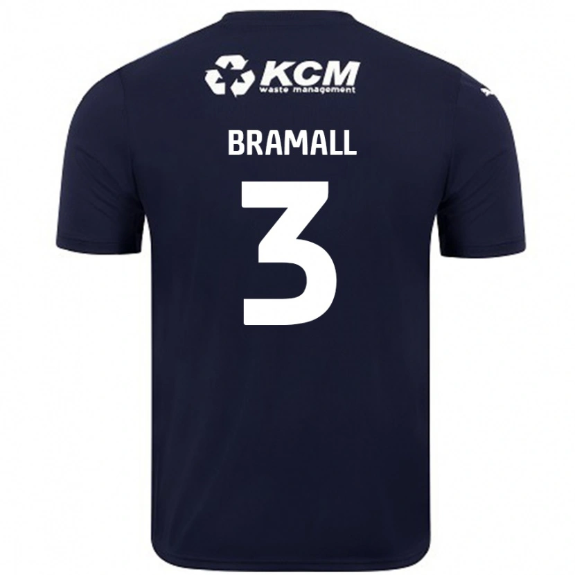 Danxen Kinder Cohen Bramall #3 Marineblau Auswärtstrikot Trikot 2024/25 T-Shirt Schweiz