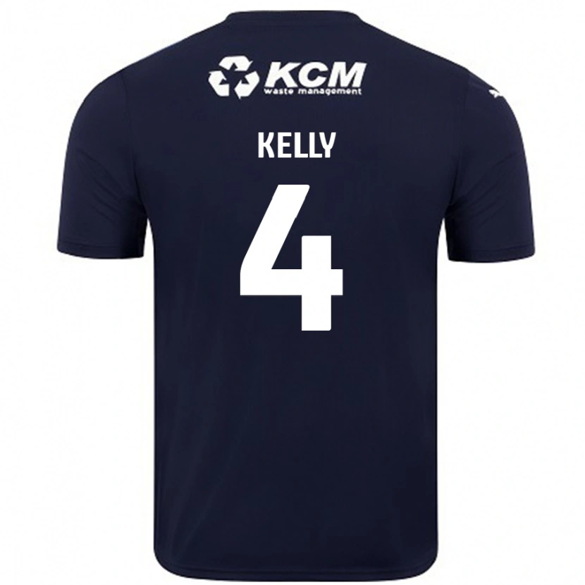 Danxen Kinder Liam Kelly #4 Marineblau Auswärtstrikot Trikot 2024/25 T-Shirt Schweiz