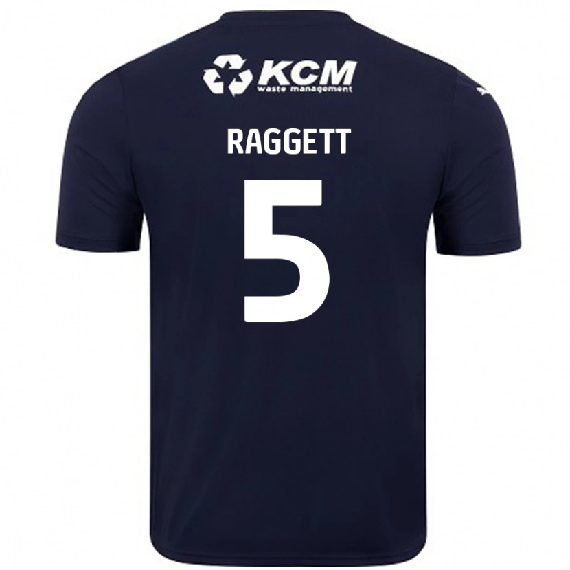 Danxen Kinder Sean Raggett #5 Marineblau Auswärtstrikot Trikot 2024/25 T-Shirt Schweiz