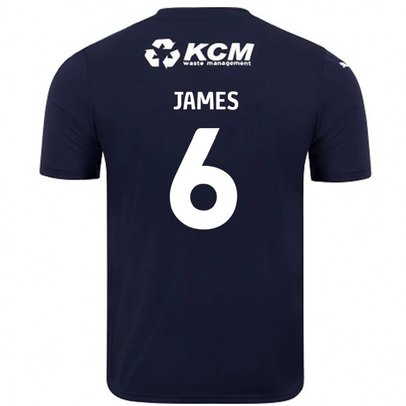 Danxen Kinder Reece James #6 Marineblau Auswärtstrikot Trikot 2024/25 T-Shirt Schweiz