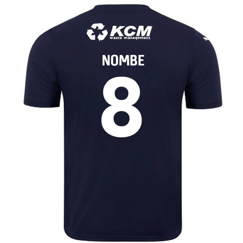 Danxen Kinder Sam Nombe #8 Marineblau Auswärtstrikot Trikot 2024/25 T-Shirt Schweiz