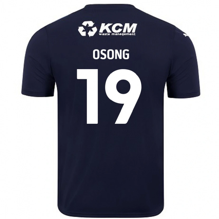 Danxen Kinder Detlef Esapa Osong #19 Marineblau Auswärtstrikot Trikot 2024/25 T-Shirt Schweiz