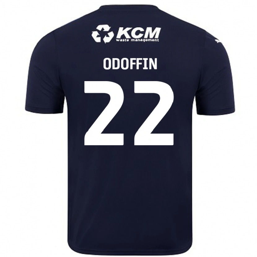 Danxen Kinder Hakeem Odoffin #22 Marineblau Auswärtstrikot Trikot 2024/25 T-Shirt Schweiz