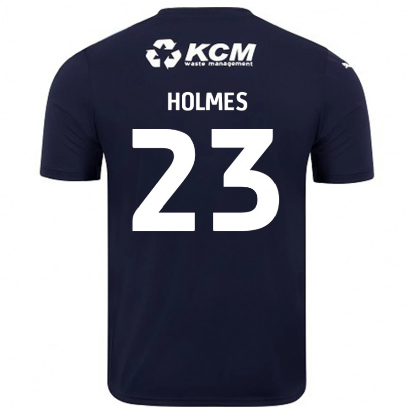 Danxen Kinder Jack Holmes #23 Marineblau Auswärtstrikot Trikot 2024/25 T-Shirt Schweiz