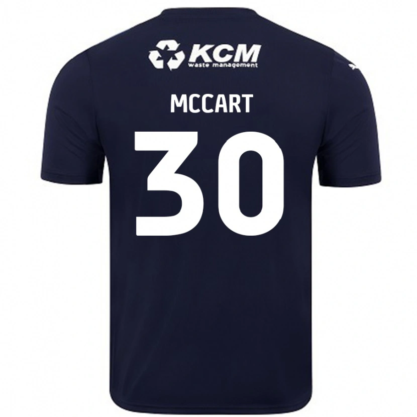 Danxen Kinder Jamie Mccart #30 Marineblau Auswärtstrikot Trikot 2024/25 T-Shirt Schweiz