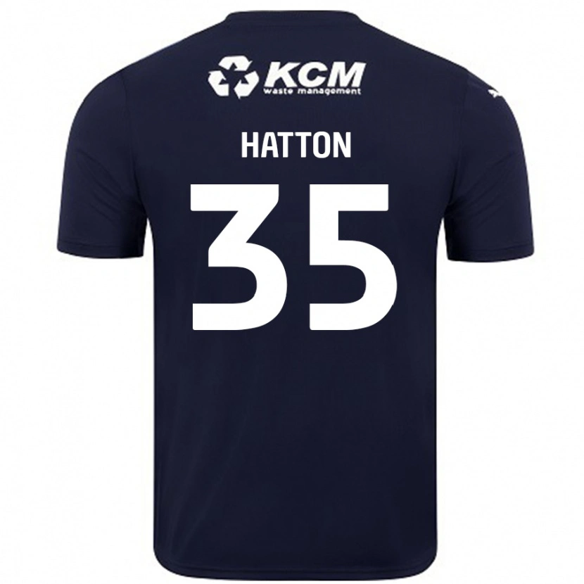 Danxen Kinder Ben Hatton #35 Marineblau Auswärtstrikot Trikot 2024/25 T-Shirt Schweiz