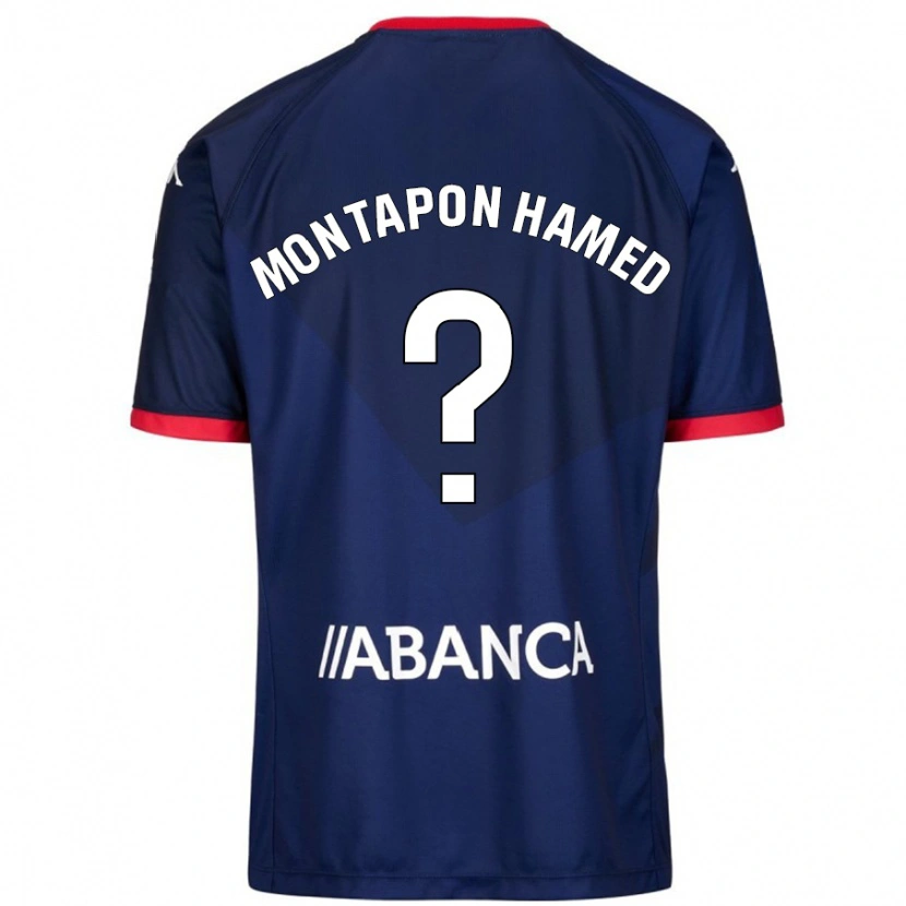 Danxen Kinder Fadil Montapon Hamed #0 Marineblau Auswärtstrikot Trikot 2024/25 T-Shirt Schweiz