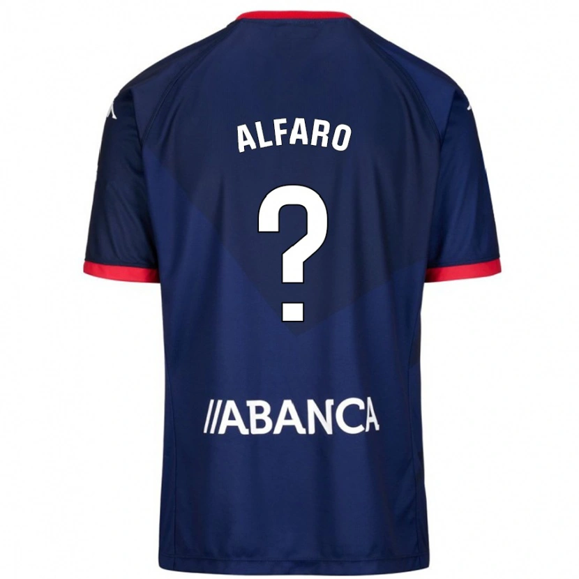 Danxen Kinder Alejandro Alfaro #12 Marineblau Auswärtstrikot Trikot 2024/25 T-Shirt Schweiz