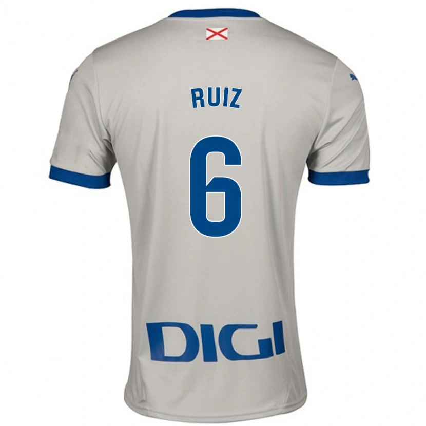 Danxen Kinder Markel Ruiz #6 Hellgrau Auswärtstrikot Trikot 2024/25 T-Shirt Schweiz