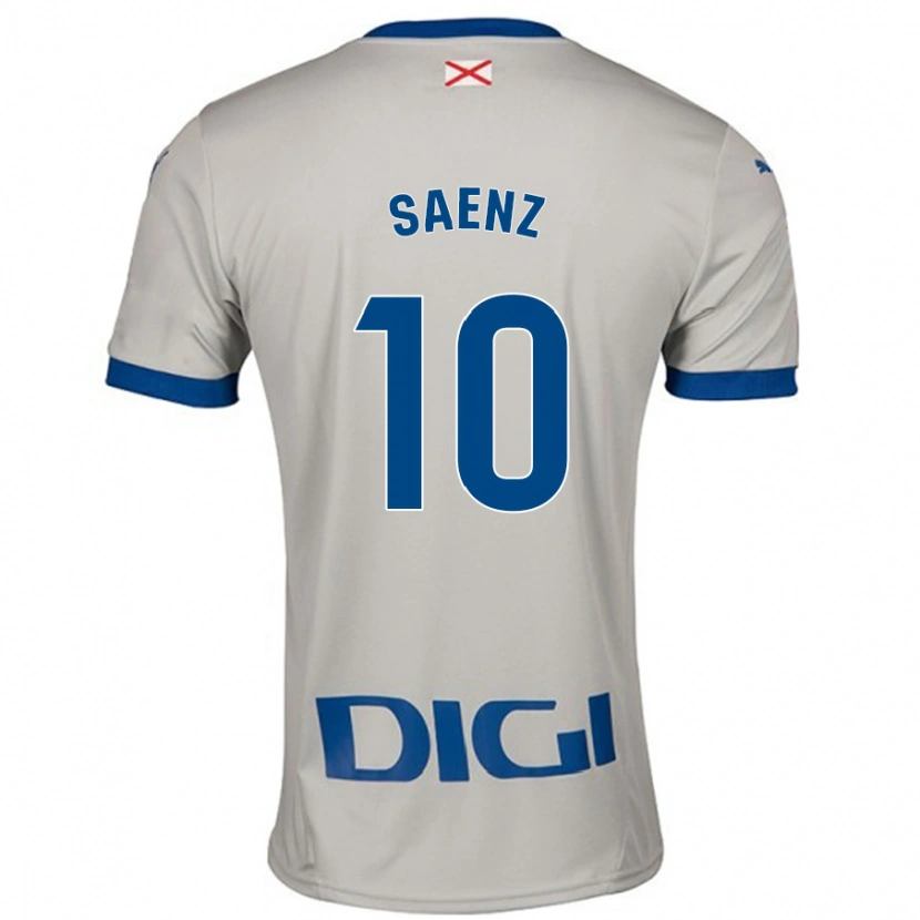 Danxen Kinder Iñaki Saenz #10 Hellgrau Auswärtstrikot Trikot 2024/25 T-Shirt Schweiz