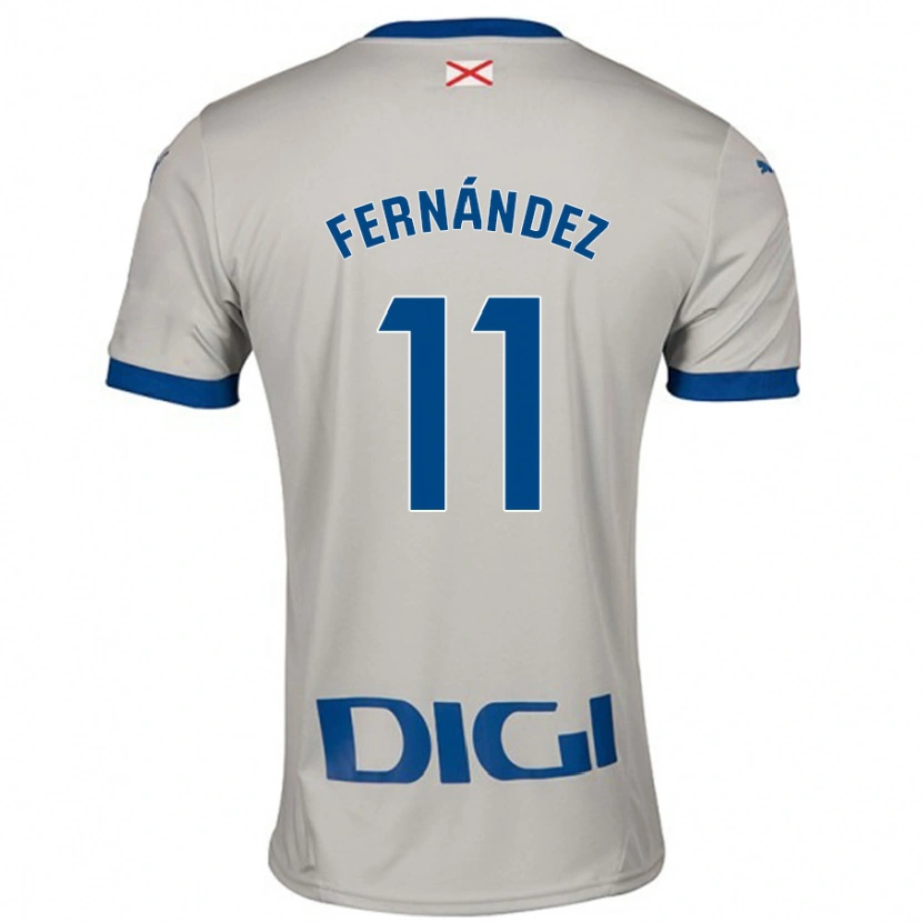 Danxen Kinder Imanol Fernández #11 Hellgrau Auswärtstrikot Trikot 2024/25 T-Shirt Schweiz