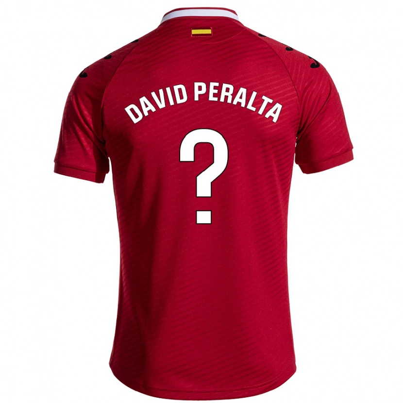 Danxen Kinder Juan David Peralta #0 Dunkelrot Auswärtstrikot Trikot 2024/25 T-Shirt Schweiz