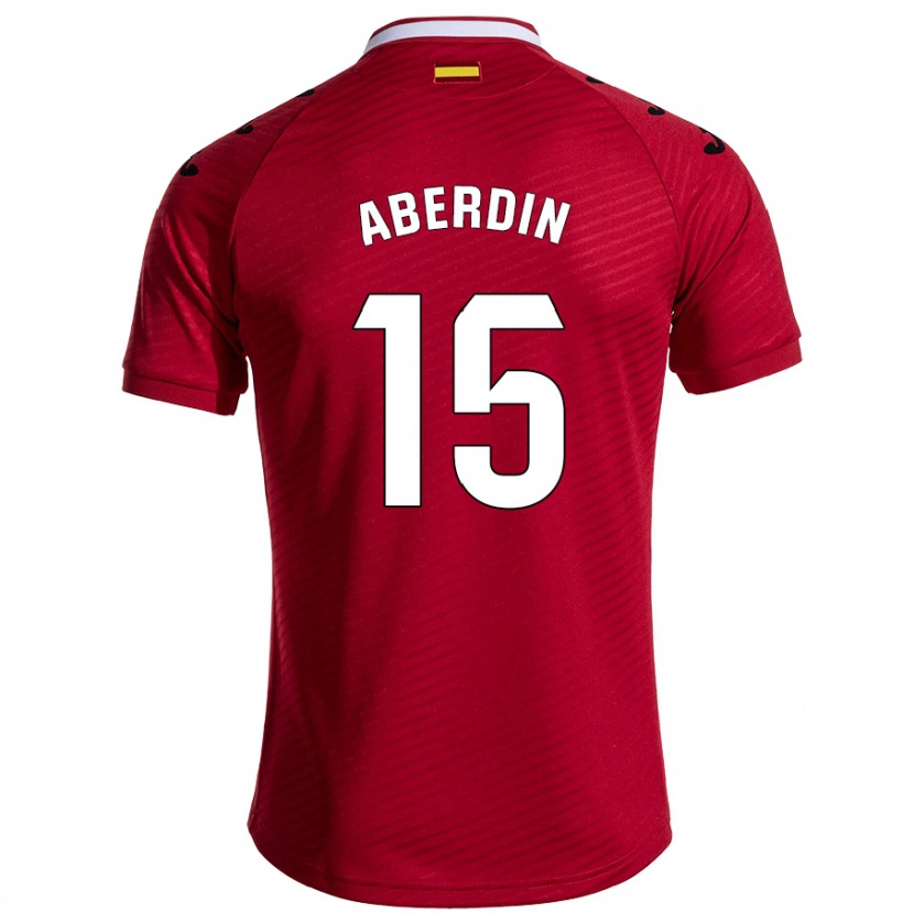 Danxen Kinder Nabil Aberdin #15 Dunkelrot Auswärtstrikot Trikot 2024/25 T-Shirt Schweiz