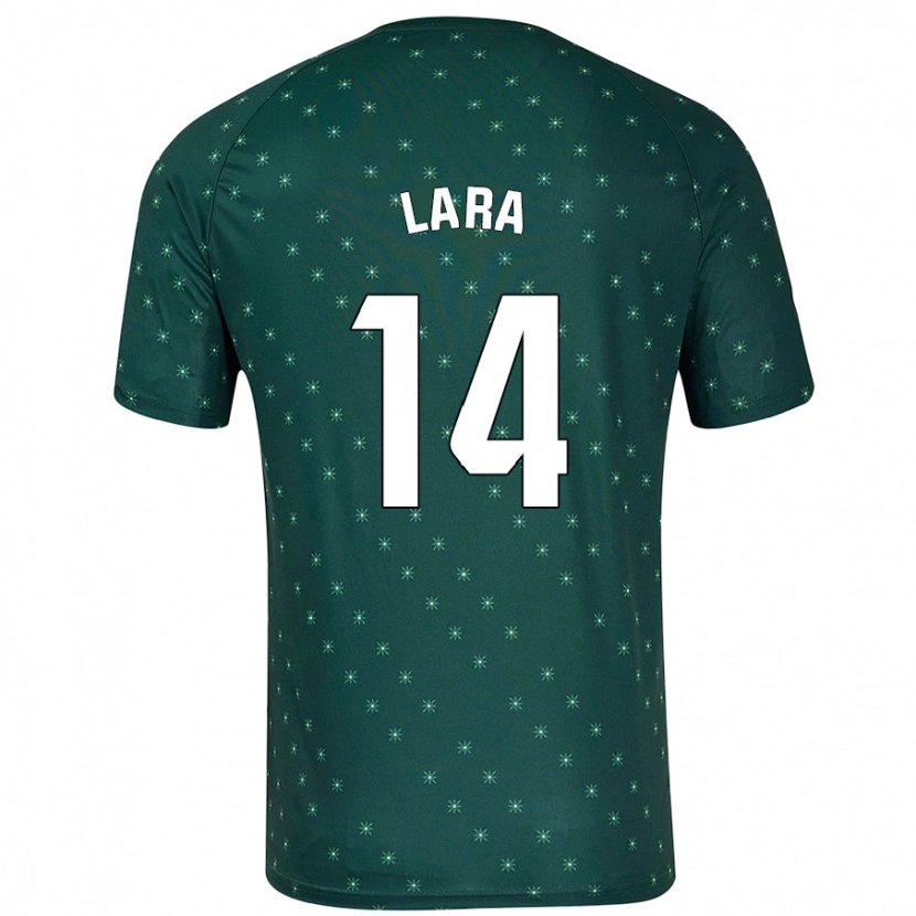 Danxen Kinder Luis Lara #14 Dunkelgrün Auswärtstrikot Trikot 2024/25 T-Shirt Schweiz