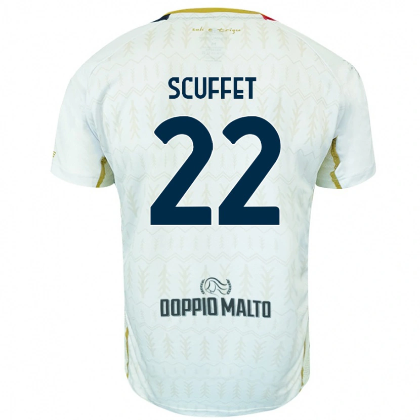 Danxen Kinder Simone Scuffet #22 Weiß Auswärtstrikot Trikot 2024/25 T-Shirt Schweiz