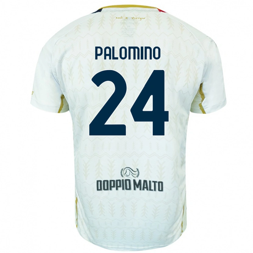 Danxen Kinder José Luis Palomino #24 Weiß Auswärtstrikot Trikot 2024/25 T-Shirt Schweiz