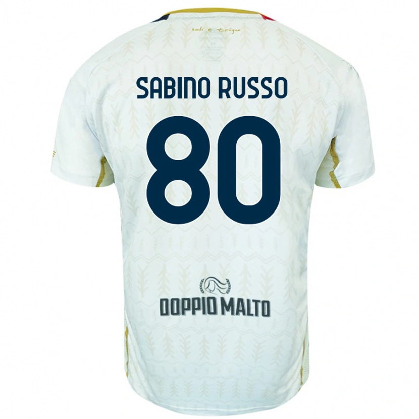 Danxen Kinder Alessandro Sabino Russo #80 Weiß Auswärtstrikot Trikot 2024/25 T-Shirt Schweiz