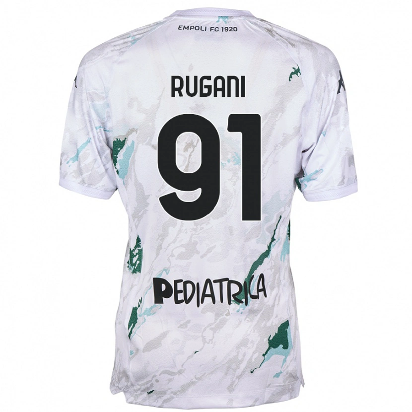 Danxen Kinder Tommaso Rugani #91 Grau Auswärtstrikot Trikot 2024/25 T-Shirt Schweiz