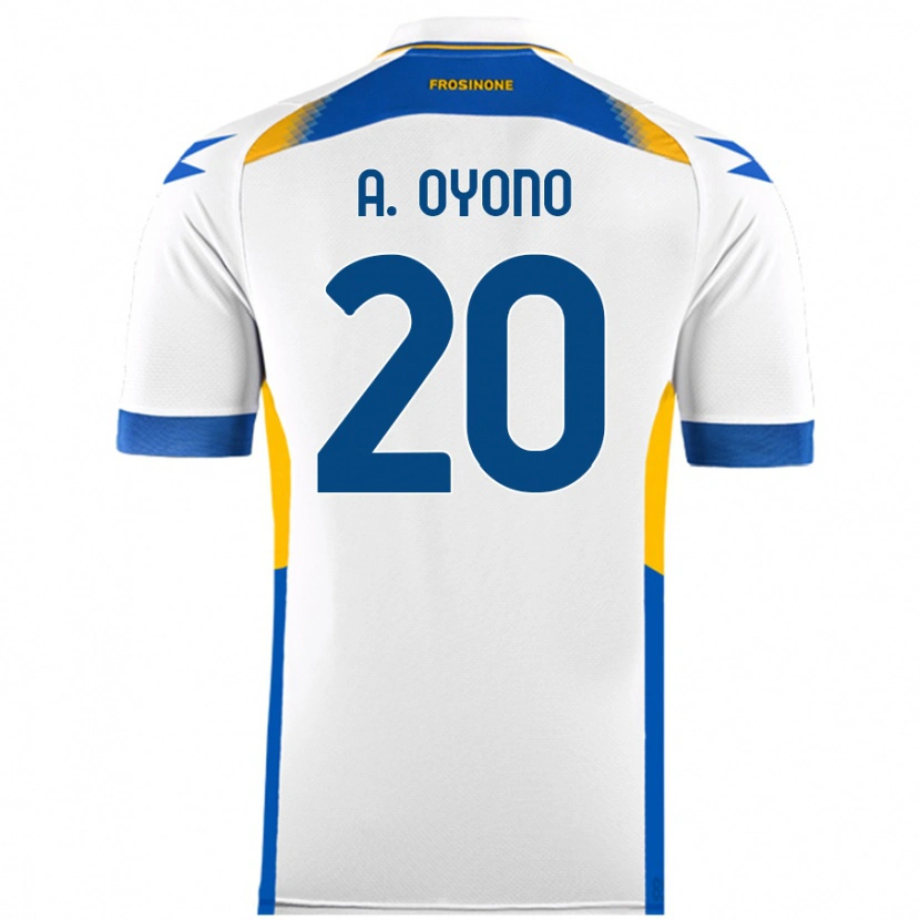 Danxen Kinder Anthony Oyono #20 Weiß Auswärtstrikot Trikot 2024/25 T-Shirt Schweiz