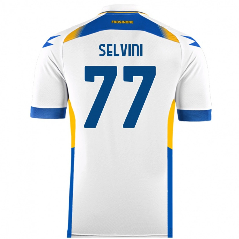 Danxen Kinder Alessandro Selvini #77 Weiß Auswärtstrikot Trikot 2024/25 T-Shirt Schweiz