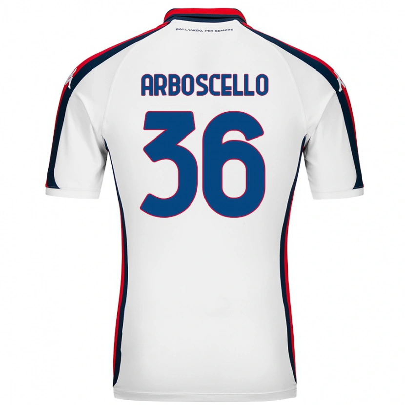 Danxen Kinder Riccardo Arboscello #36 Weiß Auswärtstrikot Trikot 2024/25 T-Shirt Schweiz