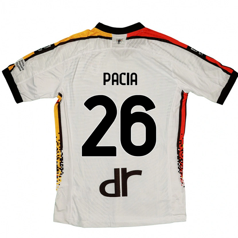 Danxen Kinder Fabiano Pacia #26 Weiß Schwarz Auswärtstrikot Trikot 2024/25 T-Shirt Schweiz