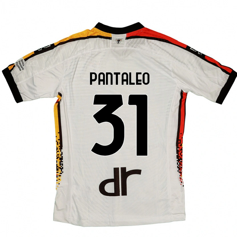 Danxen Kinder Dario Pantaleo #31 Weiß Schwarz Auswärtstrikot Trikot 2024/25 T-Shirt Schweiz