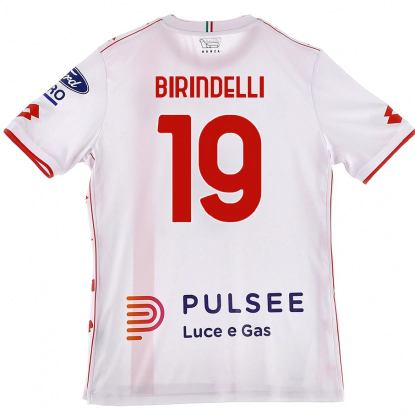 Danxen Kinder Samuele Birindelli #19 Weiß Rot Auswärtstrikot Trikot 2024/25 T-Shirt Schweiz