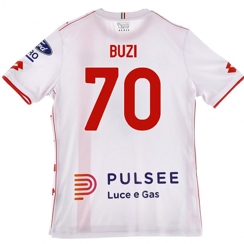 Danxen Kinder Luis Buzi #70 Weiß Rot Auswärtstrikot Trikot 2024/25 T-Shirt Schweiz