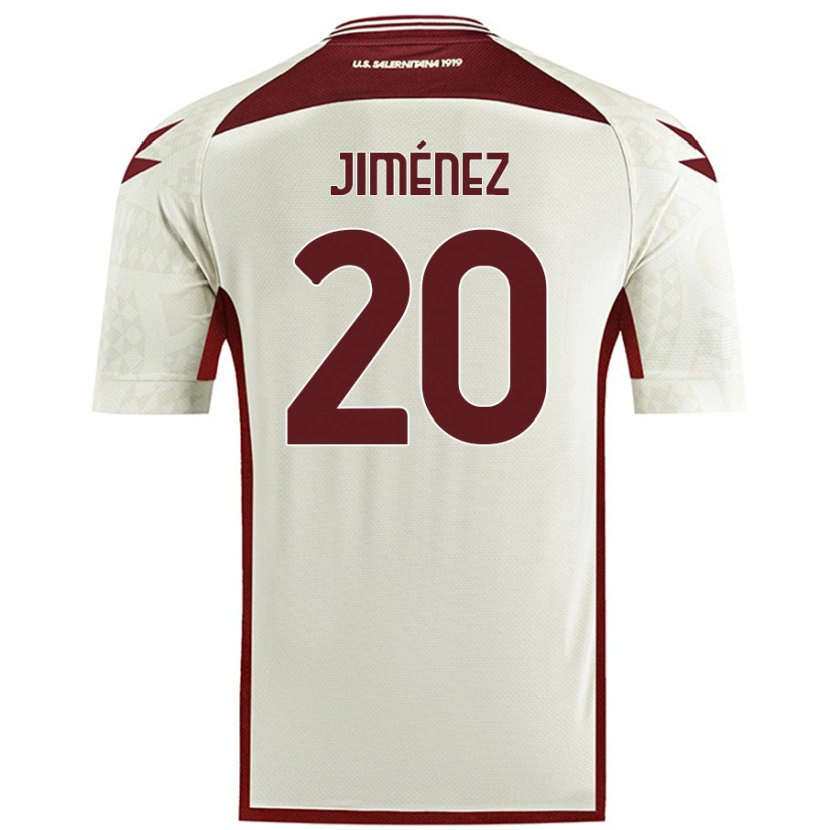 Danxen Kinder Kaleb Jiménez #20 Cremefarben Auswärtstrikot Trikot 2024/25 T-Shirt Schweiz