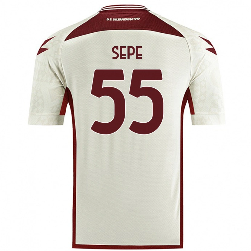 Danxen Kinder Luigi Sepe #55 Cremefarben Auswärtstrikot Trikot 2024/25 T-Shirt Schweiz