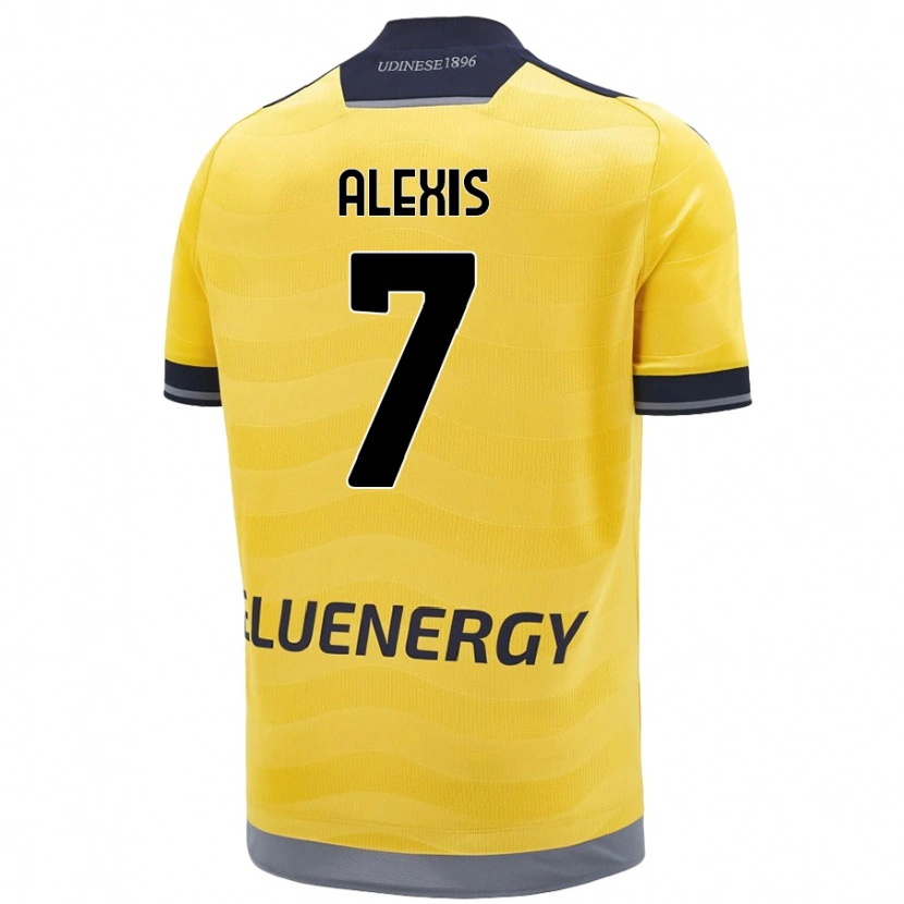 Danxen Kinder Alexis Sánchez #7 Golden Auswärtstrikot Trikot 2024/25 T-Shirt Schweiz