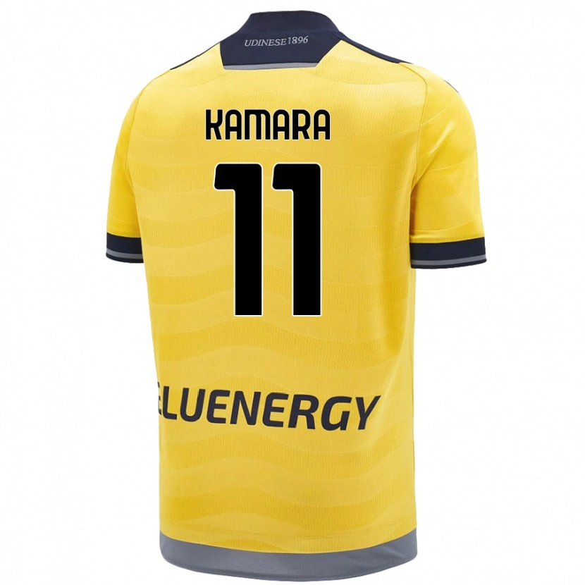 Danxen Kinder Hassane Kamara #11 Golden Auswärtstrikot Trikot 2024/25 T-Shirt Schweiz