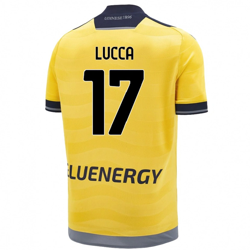 Danxen Kinder Lorenzo Lucca #17 Golden Auswärtstrikot Trikot 2024/25 T-Shirt Schweiz