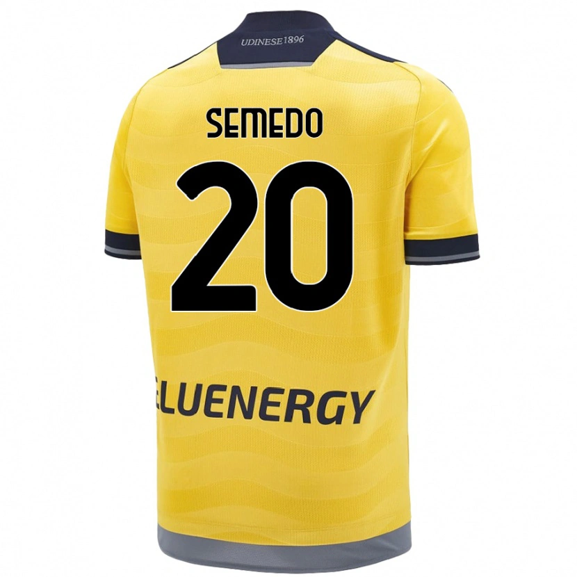 Danxen Kinder Vivaldo Semedo #20 Golden Auswärtstrikot Trikot 2024/25 T-Shirt Schweiz