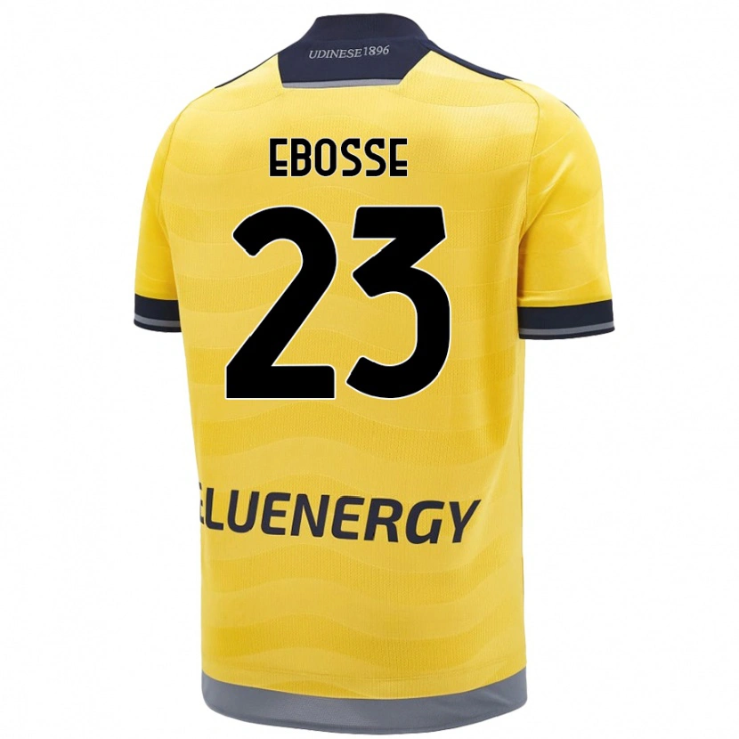 Danxen Kinder Enzo Ebosse #23 Golden Auswärtstrikot Trikot 2024/25 T-Shirt Schweiz