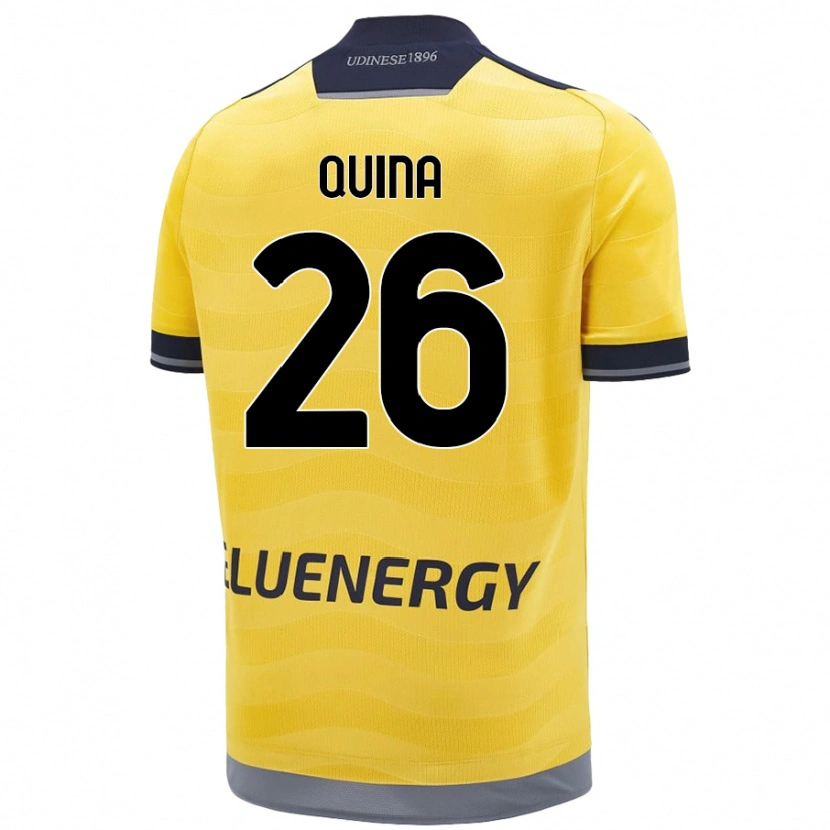 Danxen Kinder Domingos Quina #26 Golden Auswärtstrikot Trikot 2024/25 T-Shirt Schweiz