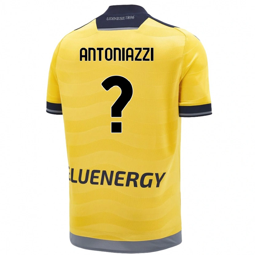 Danxen Kinder Samuele Antoniazzi #0 Golden Auswärtstrikot Trikot 2024/25 T-Shirt Schweiz