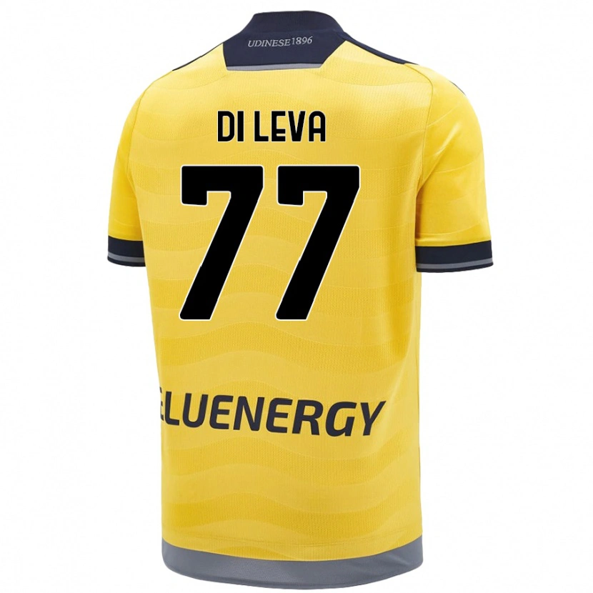 Danxen Kinder Vincenzo Di Leva #77 Golden Auswärtstrikot Trikot 2024/25 T-Shirt Schweiz