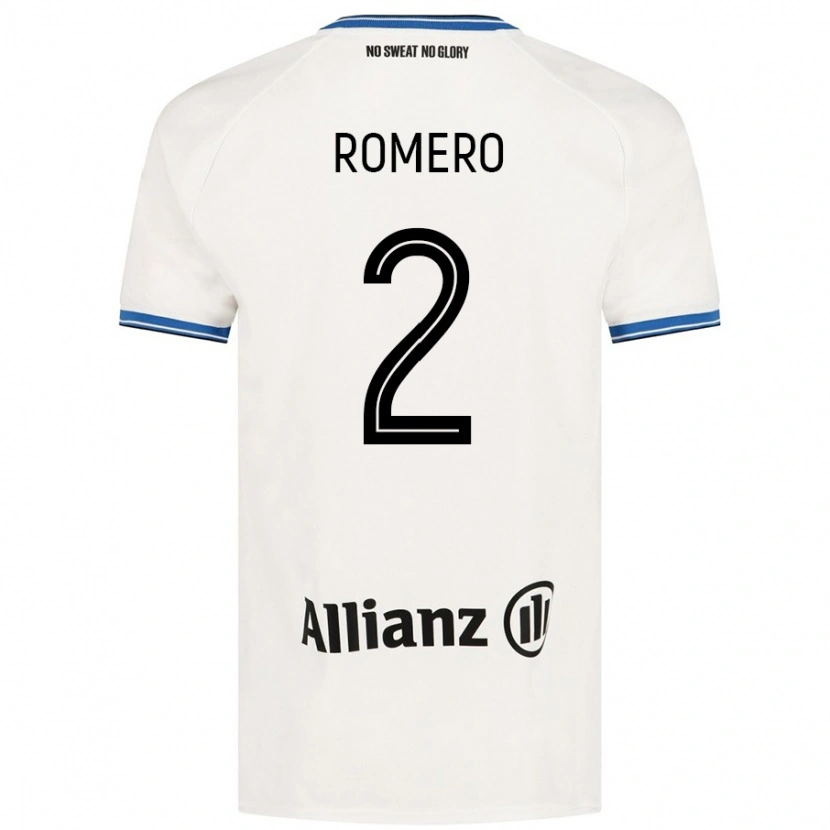 Danxen Kinder Zaid Romero #2 Weiß Auswärtstrikot Trikot 2024/25 T-Shirt Schweiz